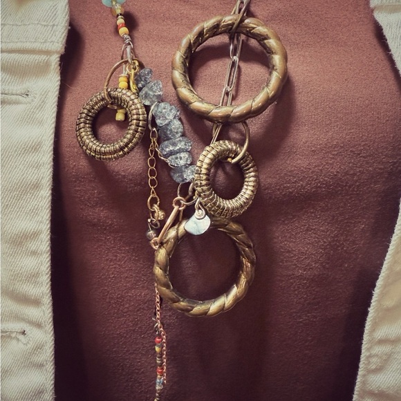 Alquimia Turquoise and Bronze Necklace - Picture 3 of 4